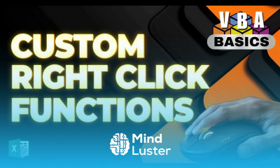 How To Customize The Right Click Menu In Excel FREE Template