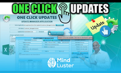Automatically Push Out AND Create ONE CLICK UPDATES For Any Excel Application Free Download Inside