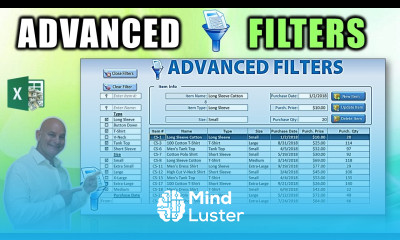 Learn How To Create This AMAZING Excel ONE CLICK Dynamic Filter Workbook