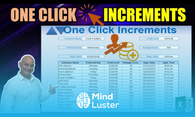 How To Add 5 Different One Click Increments In Just Minutes In Microsoft Excel