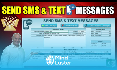 Excel Magic Send Bulk SMS Text Messages with Twilio FREE Download