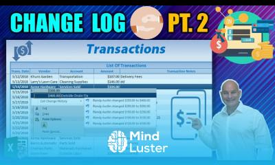 How To Create a Change Log In Excel with Cell History Part 2