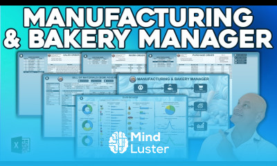 How To Create A Manufacturing Or Bakery Managing Application In Excel Masterclass Free Download