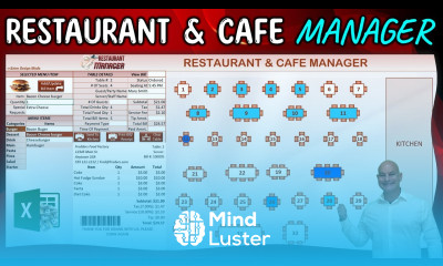 How To Create A Restaurant Cafe Manager Application In Excel FREE Download