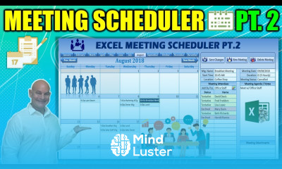 How To Automatically Send Emails With This Excel Meeting Scheduler Part 2