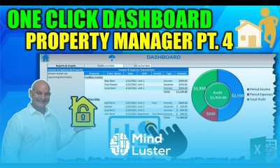 Learn How To Create This Excel One Click Dashboard From Scratch Property Manager Pt 4 Download