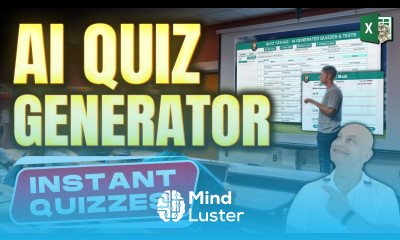 How To Create Quizzes Tests Exams In Excel With AI Generated Content Free Workbook Download