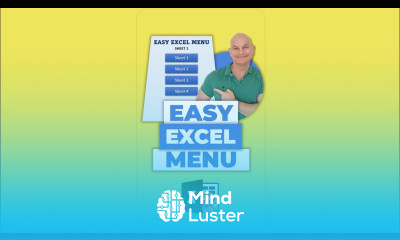 How To Create An Easy Excel Menu With 1 Line Of Code SHORTS