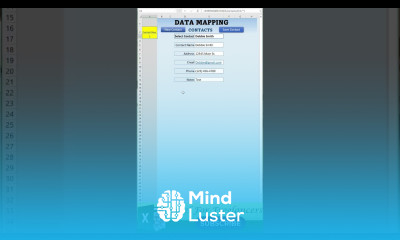 How To Save An Excel Sheet Form To A Database With Data Mapping SHORTS