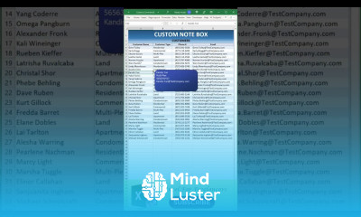 How To Create A Custom Note Box In Excel SHORTS