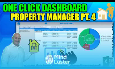 Learn How To Create This Excel One Click Dashboard From Scratch Property Manager Pt 4 Download