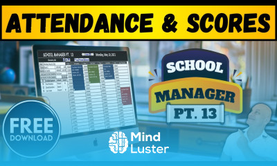 How To Track Student Attendance Grades And Filter Classes In Excel 90 Min School Manager Pt 13