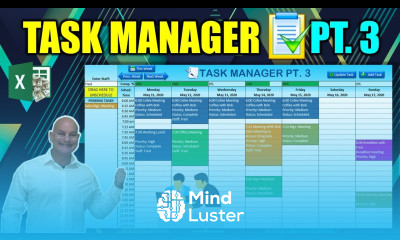 How To Create Recurring Tasks Multiple Staff Drag To Change Duration Excel Task Manager Part 3