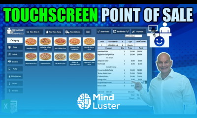 Create This Restaurant Touchscreen Point Of Sale POS Application In Excel Today FULL DOWNLOAD