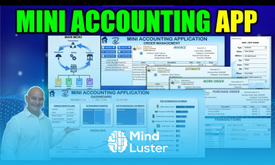 Learn How To Make A Mini Accounting Application In Excel Today Full Masterclass