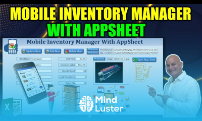 How To Create A Mobile Inventory Manager App And Sync With Excel And AppSheet