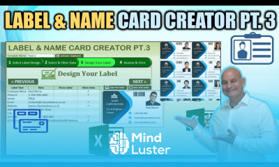 Learn How To Create Save Any Label ID Card Into A Template Label Creator Part 3