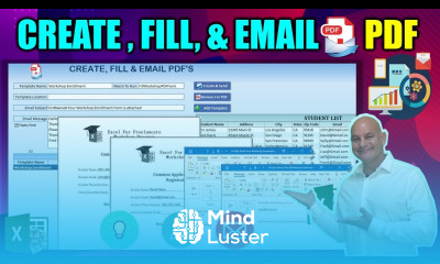 How To Create Fillable PDF s Automatically Fill Them With Excel Data Email Unlimited Contacts