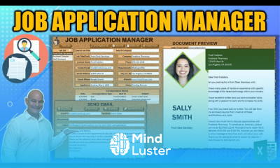 Create This Job Manager Resume Builder With 1 Click Cover Letter Excel Free Download