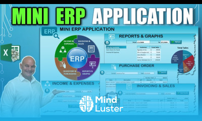 Learn How To Create This Mini ERP Application With Invoicing Purchasing Dashboard In Excel