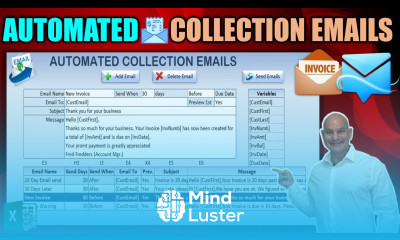 Learn How To Create This Automated Collection Aging Report Email App In Excel Free Download