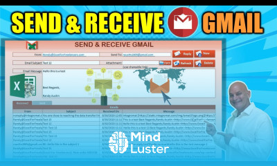 Learn How To Send AND Receive Gmail Emails From Excel Including Attachments Plus Free Download