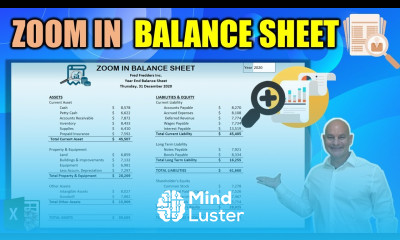 Learn How To Create This Amazing Zoom In Balance Sheet In Excel Free Download Included