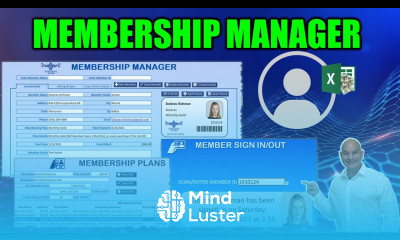How To Create Your Own Membership Gym Management Application In Excel FREE DOWNLOAD