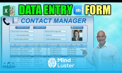 How To Create An Excel Data Entry Form WITHOUT A UserForm