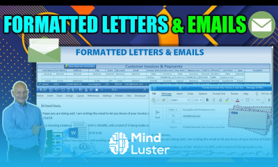 Create PROFESSIONAL Emails From Excel Tables Without Mail Merge