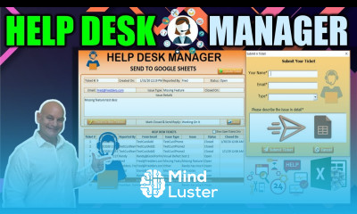 Learn How To Create A Help Desk Ticket Incident or Support System In Excel Free Download