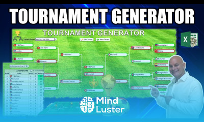 How To Create Your Own Tournament Generator With Leaderboard In Excel Free Download Masterclass