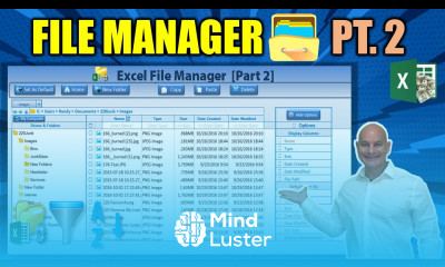 How To Create this Excel File Manager with Filtering Sorting and Adding Folders Part 2