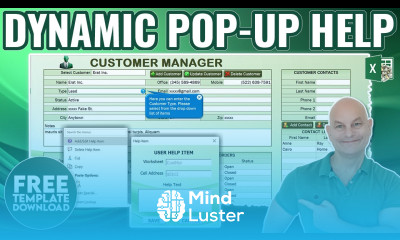 How To Add Help Pop Ups To Any Excel Workbook With This New System FREE TEMPLATE