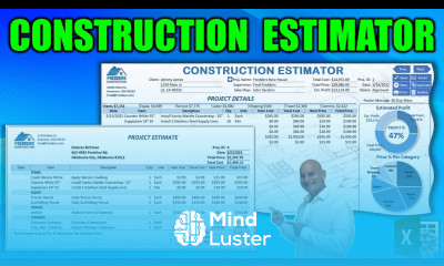 How To Create A Complete Construction Estimator In Excel FREE DOWNLOAD