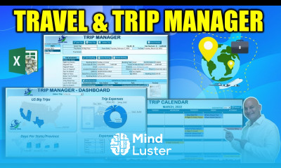 How To Create A Travel And Trip Managing Application In Excel With Custom Menu FREE Download