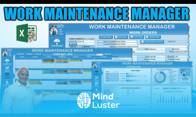 How To Create A Work Maintenance Manager With Dashboard Scheduler In Excel Free Download