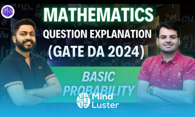 GATE DA 2024 Mathematics Question explanation Basic Probability