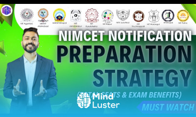 NIMCET Notification  Preparation Strategy Total Seats  in NITs Exam Benefits