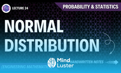 Lec 24 Normal Distribution Probability and Statistics