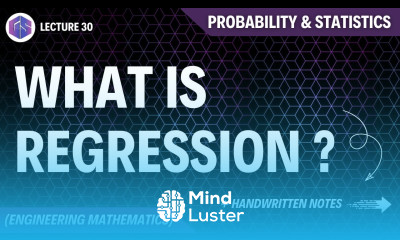 Lec 30 Regression Probability and Statistics