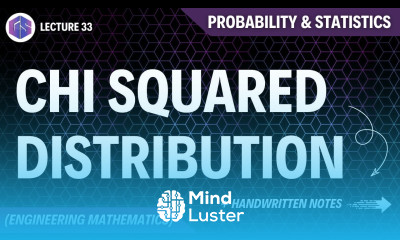 Lec 33 Chi Squared Distribution Probability and Statistics