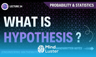 Lec 34 Hypothesis Probability and Statistics