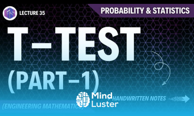 Lec 35 T Test Part 1 Probability and Statistics