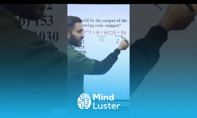 Operator Precedence Numerical Python shorts ytshorts pythonprogramming pythontutorial interview