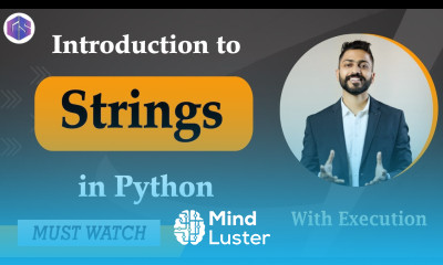 Lec 16 Introduction to Strings in Python  with Examples Python for Beginners