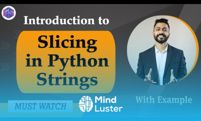 Learn Lec 18 Slicing in Python Strings with Examples Python for ...