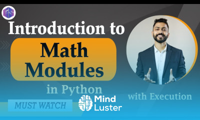 Learn Math Module in Python with example - Mind Luster