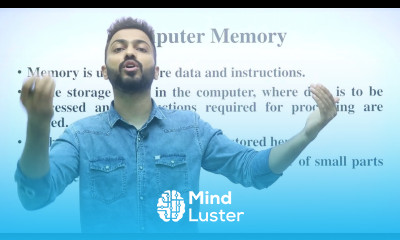 Computer Memory Primary Cache Secondary Unit of Memory Cbse Class XI