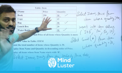 SQL 5 Marks Question CBSE class 12 Previous year questions